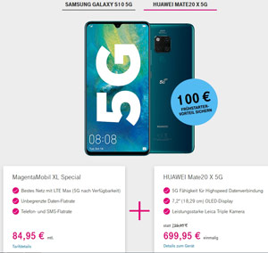 5G Smartphone bei der Telekom