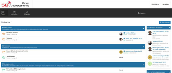 hier gehts zum 5G Forum 5G Forum Screenshot