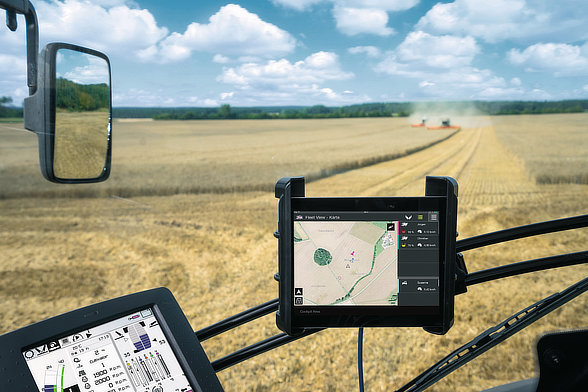 CLAAS Fleet View Applikation für Tablet PCs oder Smartphones