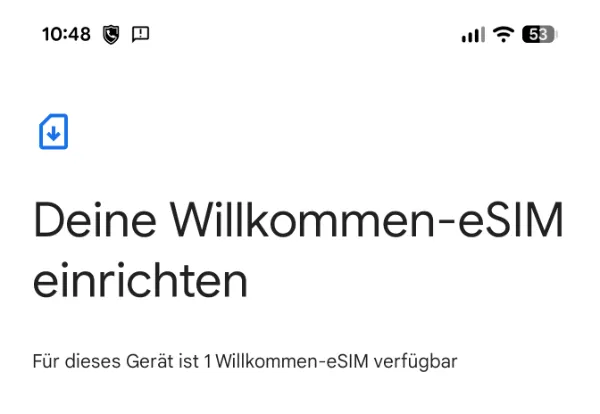 eSIM am Handy einrichten
