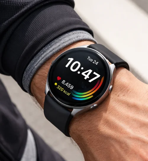 Smartwatch am Handgelenk