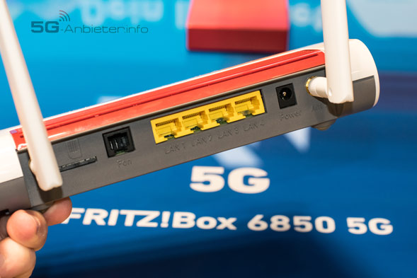 Rückseite der 5G-FritzBox